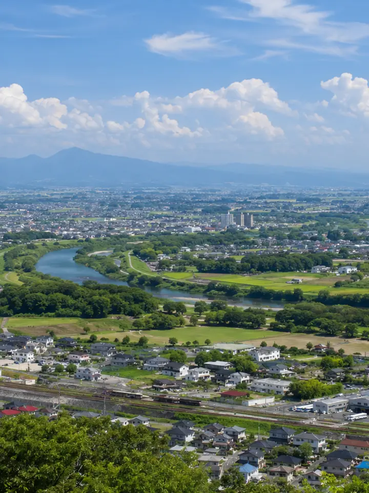深谷市・上里町の街並み